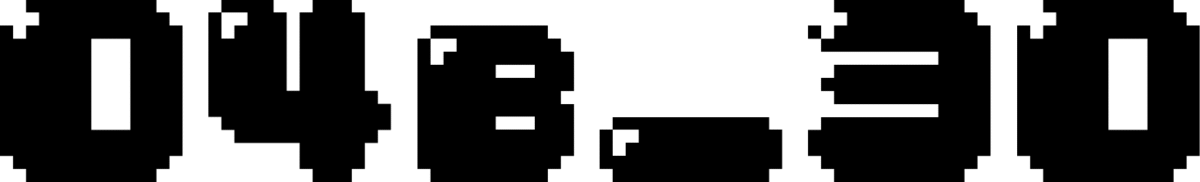 04b 30 Font 1