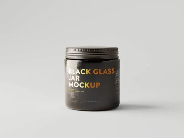 10 Glass Jars Mockups in Various Views 1