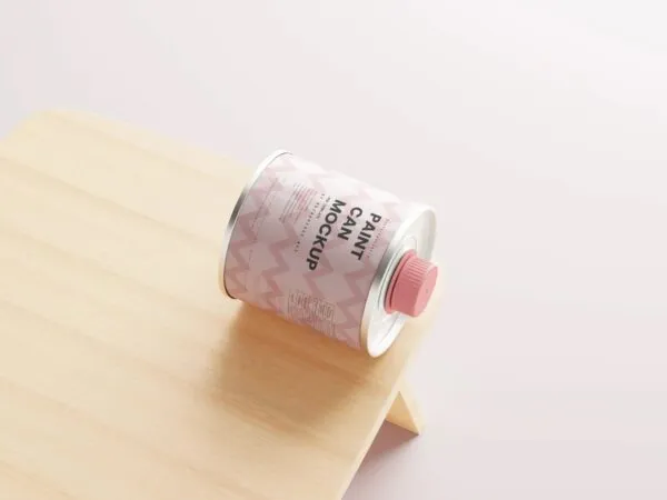 10 Paint Can Mockups in Different Visions 1