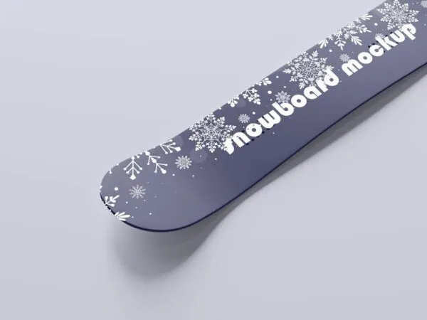 10 Snowboards Mockups in Different Sights 1
