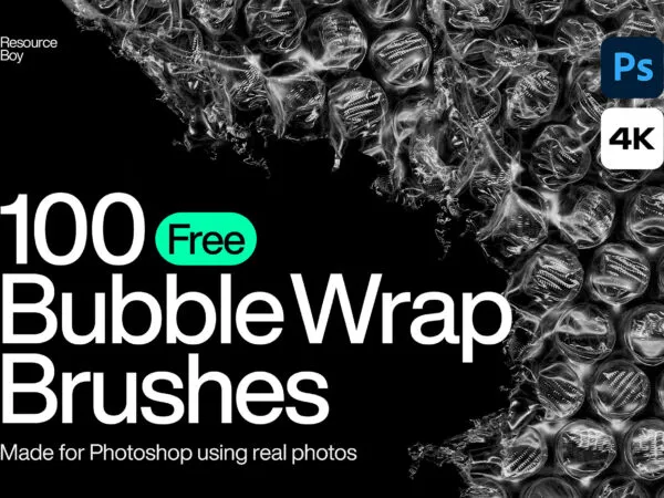 100 Bubble Wrap Photoshop Brushes 3