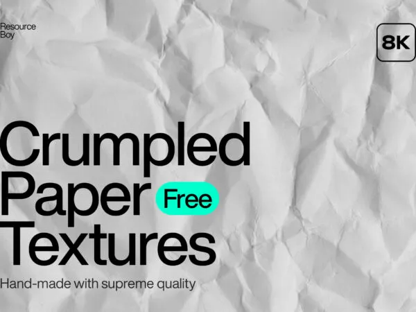 100 Crumpled Paper Textures 1
