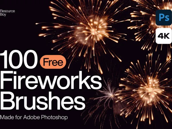 100 Fireworks Photoshop Brushes 1