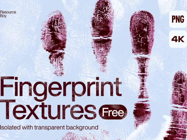 100 Hand Fingerprint Textures 1