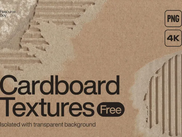 100 Torn Cardboard Textures 1
