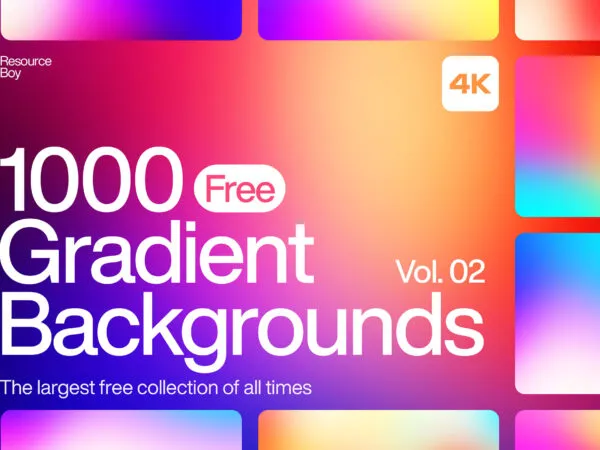 1000 Gradient Backgrounds Vol. 02 1
