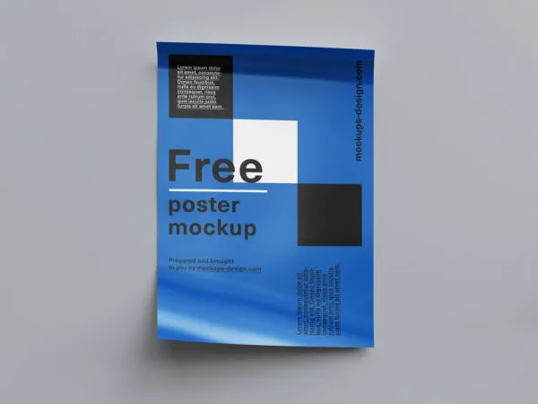 11 Mockups of Coated Posters in Different Views 1