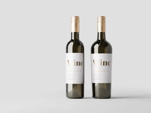 11 Wine Bottles Mockups in Distinct Views 1