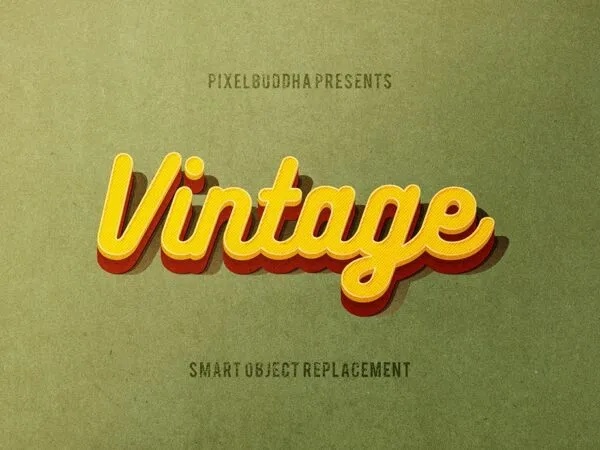 2 Classic Vintage Text Effects 1