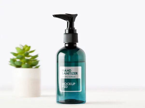 2 Front View Pump Bottle Mockups 1