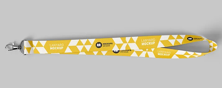 2 Lanyard Mockup on Plain Background Image 3 Designers Lab