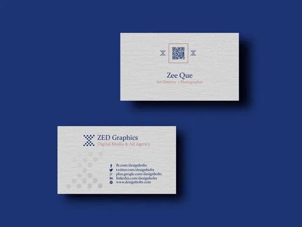 2 Mockups of Business Cards and Letterhead from Top View 1