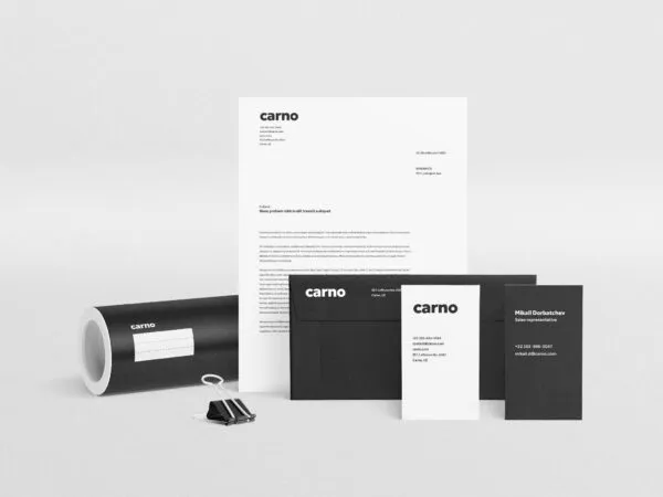 2 Mockups of Corporate Branding in Different Views 1