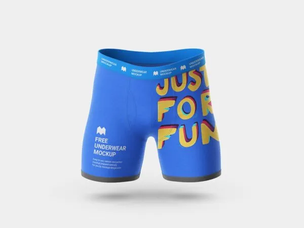 2 Mockups of Mens Underwear from Different Angles 1