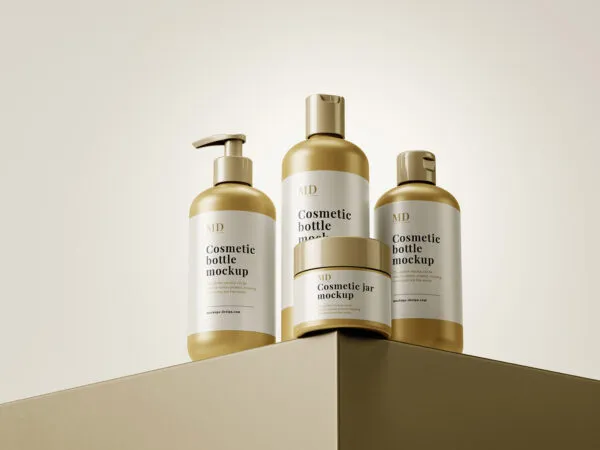 2 Sets of Cosmetics Line Mockups 1