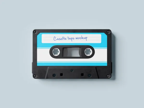 2 Shots of Cassette Mockups 1