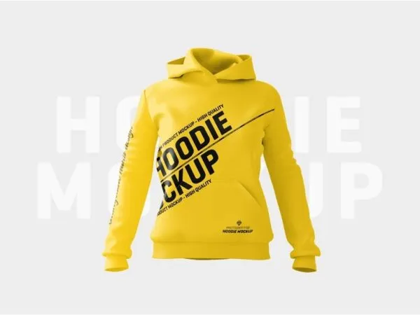 2 Shots of Hoodie Mockup 1