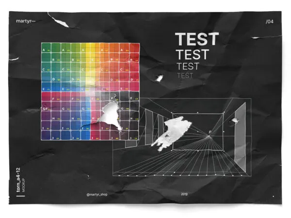 2 Torn A4 Paper Mockups 1