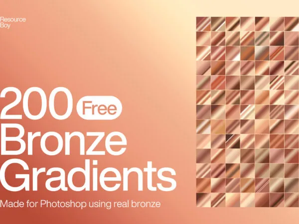 200 Bronze Photoshop Gradients 1