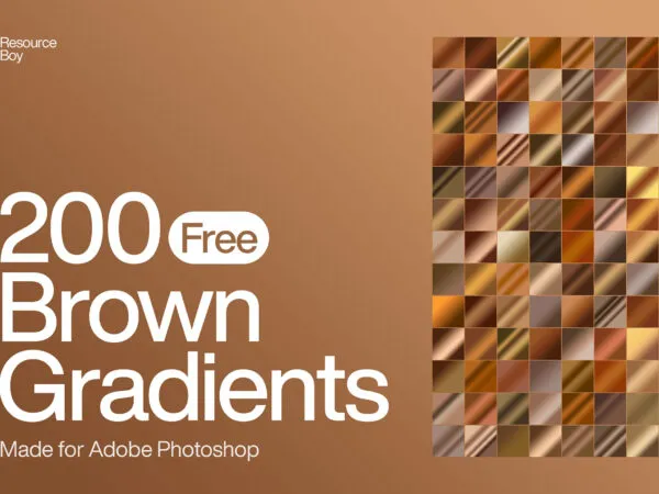 200 Brown Photoshop Gradients 1