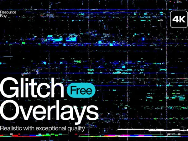 200 Glitch Overlays 1