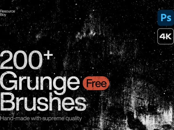200 Grunge Photoshop Brushes 1
