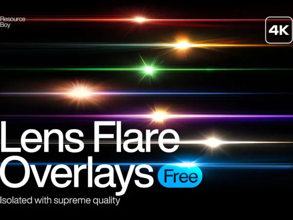 200 Lens Flare Overlays 1