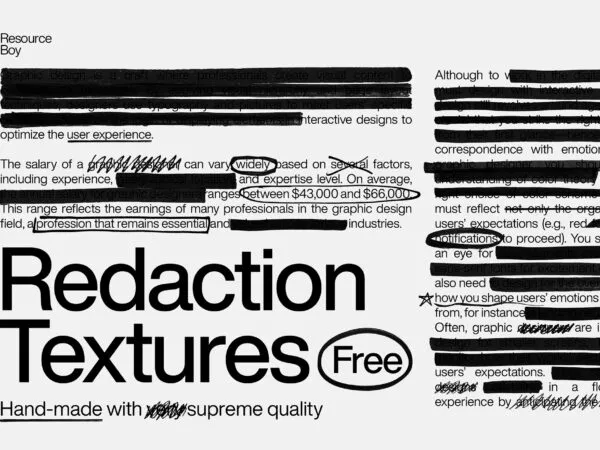 200 Redaction Textures 1