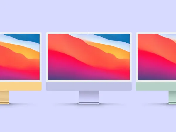 24 Inch iMac Mockup 1