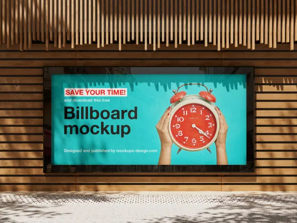 3 Billboard Screen Mockups in Different Visions 1