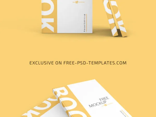 3 Book Cover Mockups in Different Positions 1