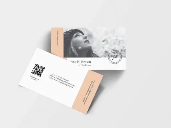 3 Business Card Mockups in Varied Visions 1