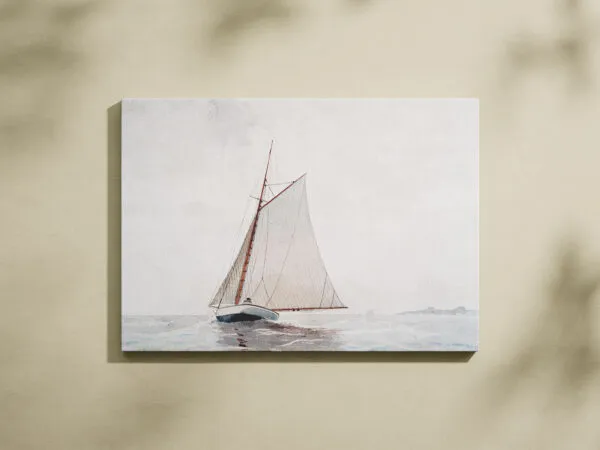 3 Canvas Mockups on Shaded Wall in Different Shots 1