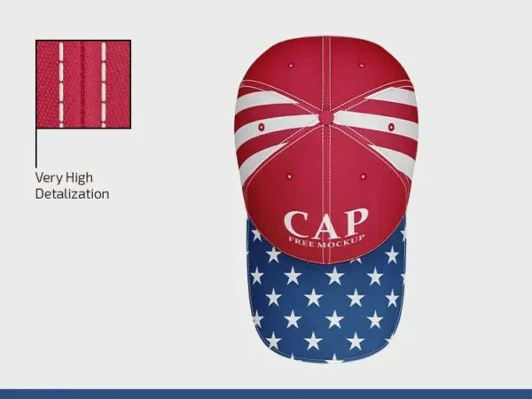 3 Cap Mockups in Different Views 1