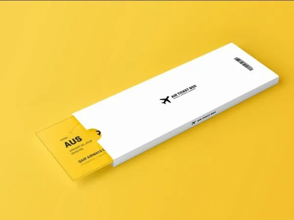 3 Event Ticket Mockups with Packaging 1