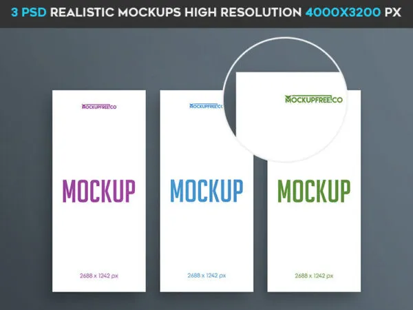 3 Mockups Featuring 3 Mobile Screen Displays in Different Positions 1
