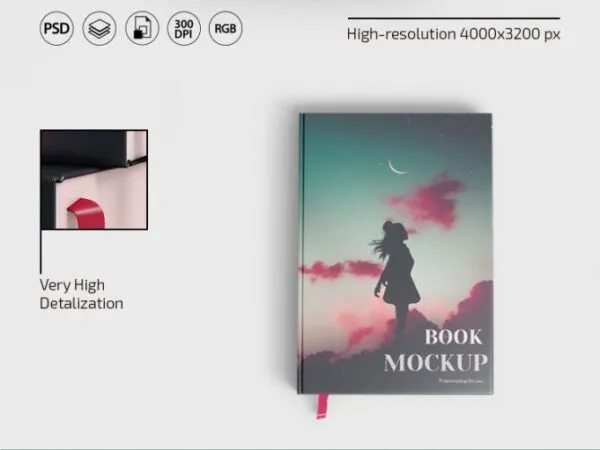 3 Mockups of Books in Different Positions 1