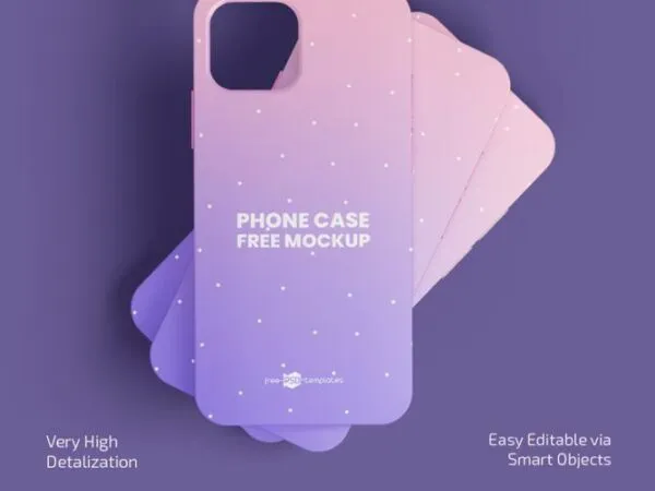 3 Mockups of Phone Cases in Grid Style and More 1