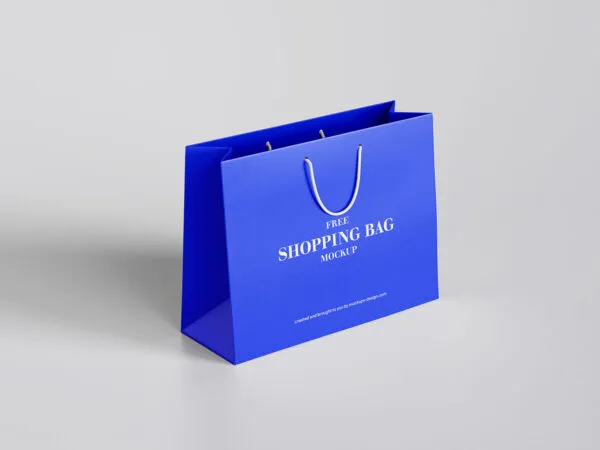 3 Mockups of Shopping Bag in Different Views 1