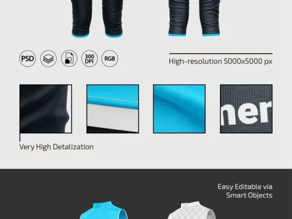 3 Mockups of Womans Activewear 1