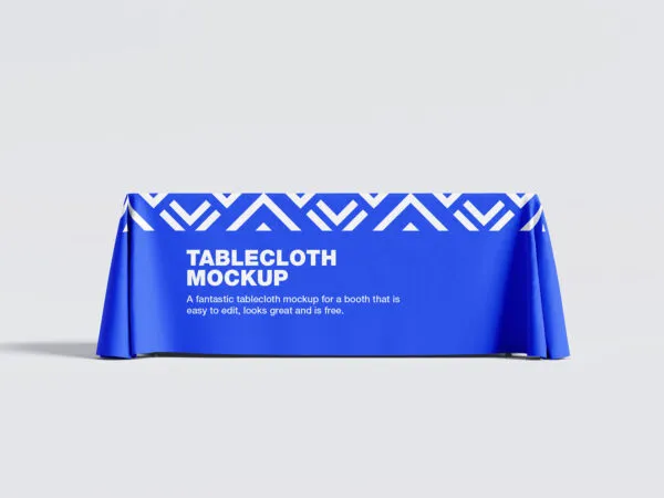 3 Shots of Tablecloth Mockup 1