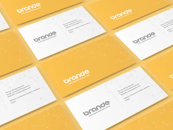 3 Showcases of Business Card Mockup 1