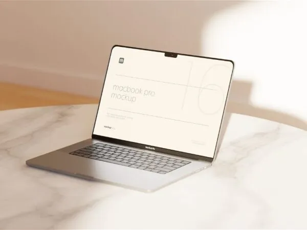 3 Showcases of MacBook Pro Mockup 1