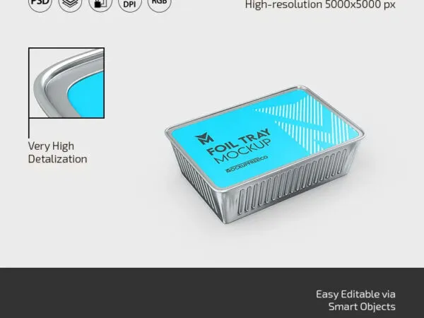 3 Sights of Foil Tray Mockup 1
