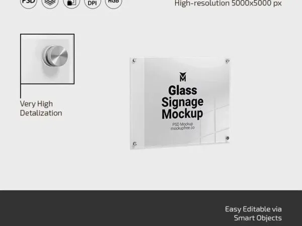3 Sights of Glass Signage Mockup 1