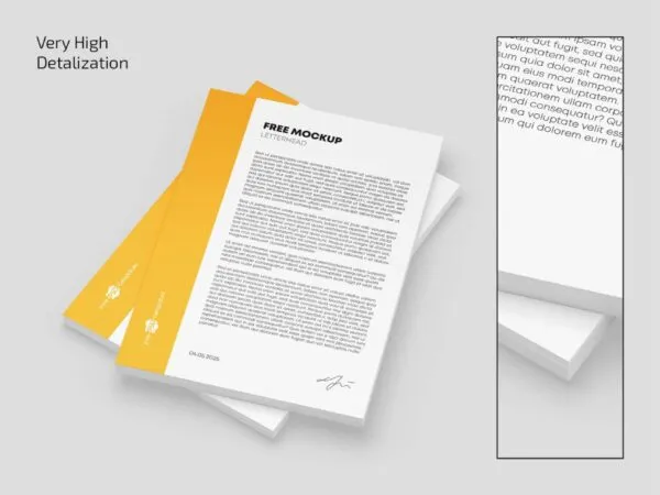 3 Sights of Letterhead Mockup 1