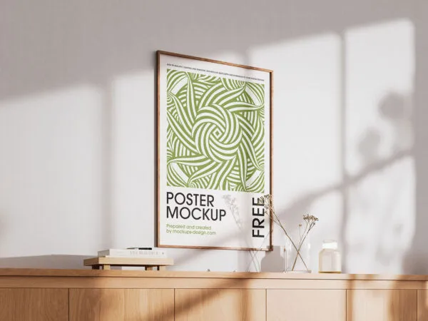 3 Sights of Poster Mockup with Shadow Overlays 1