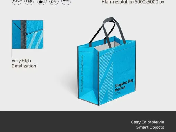 3 Sights of Shopping Bag Mockup 1