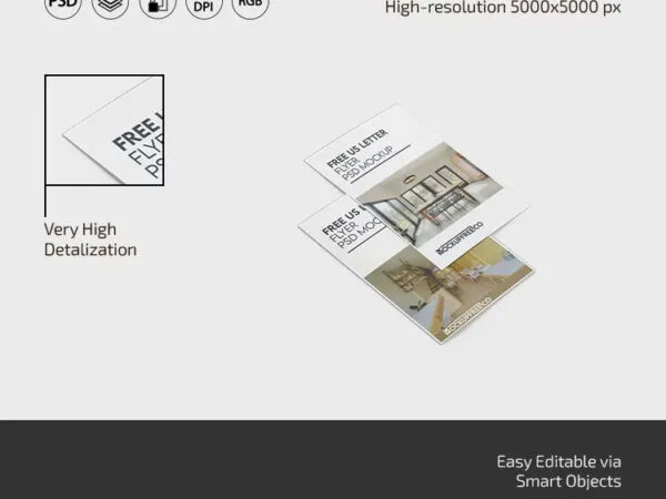 3 Sights of US Letter Flyer Mockup 1