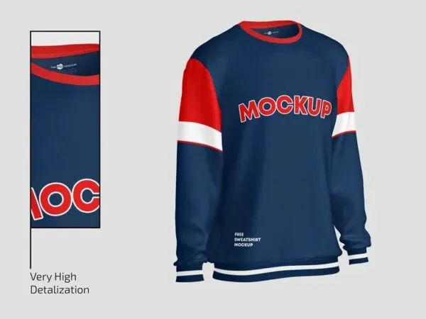 3 Sweatshirt Mockups from Different Shots 1
